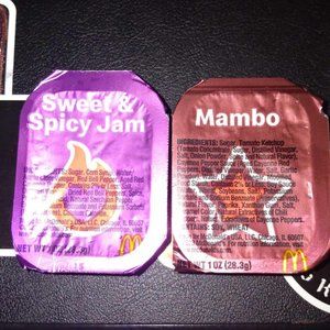 McDonalds Sweet & Spicy Jam + Mambo Sauce 2023 Limited Edition New Unopened